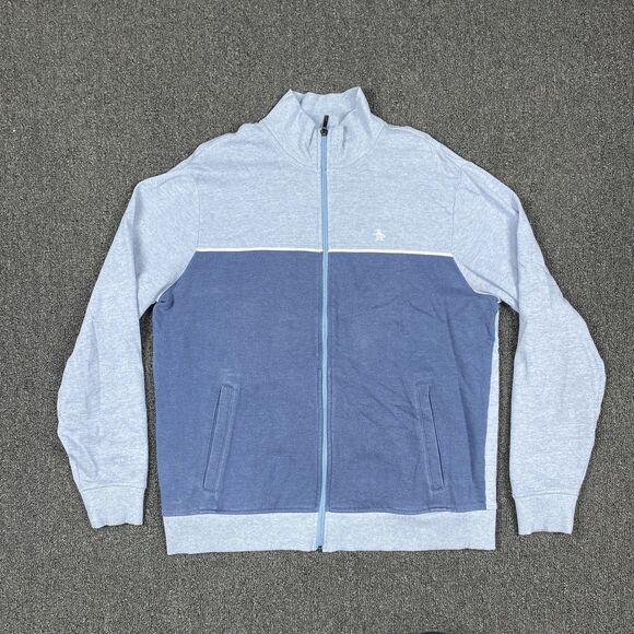 Original Penguin Jacket By Munsingwear Men’s Pockets Full Zip Jacket Size Medium - Picture 1 of 4